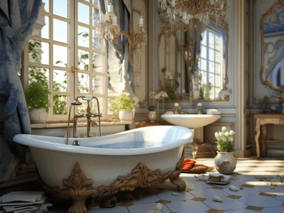 Bathroom With A Tub