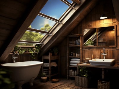 Bathrooms And Sinks In Many Attics