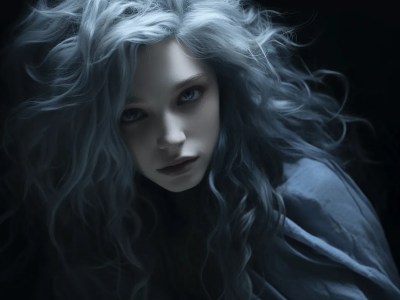 Beautiful Image Dp Image Wallpaper Blue Hair