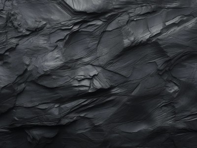 Black Abstract Background Textured With Wrinkled Fabric