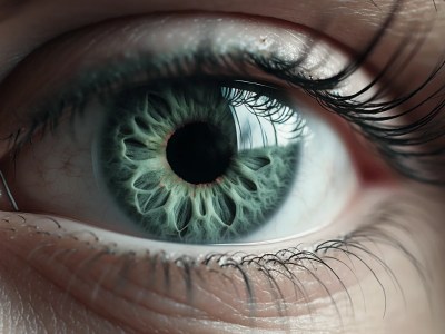 Close Up Of An Eye With Green Eyes