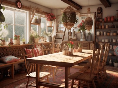 Dining Room And Lots Of Plants