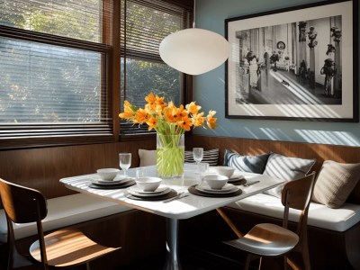 Dining Room With Two Chairs