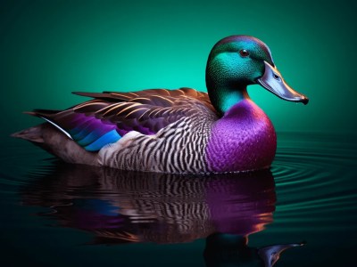 Duck In Water