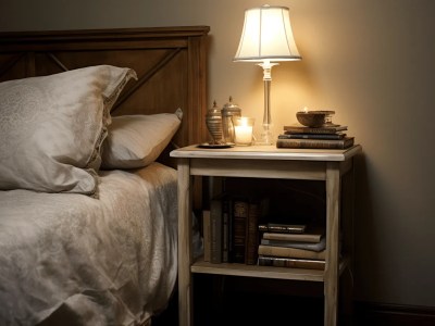 Nightstand Beside The Bed