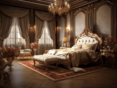 Ornate Bedroom Design With Ornate Furniture