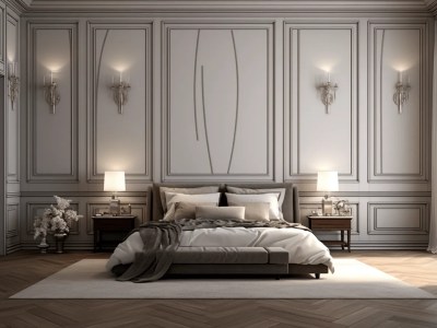 Parquet 3D Rendering Bedroom