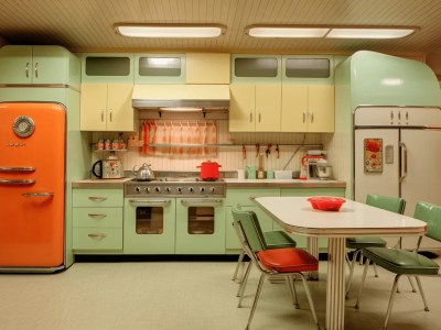 Retro Kitchen Scene