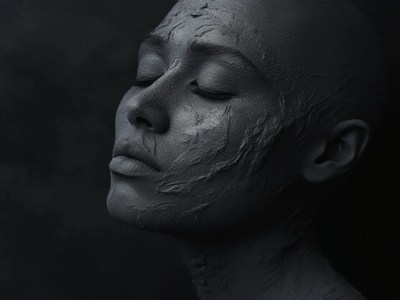 Woman  3D Rendering  Sculpted Skin With Opacity